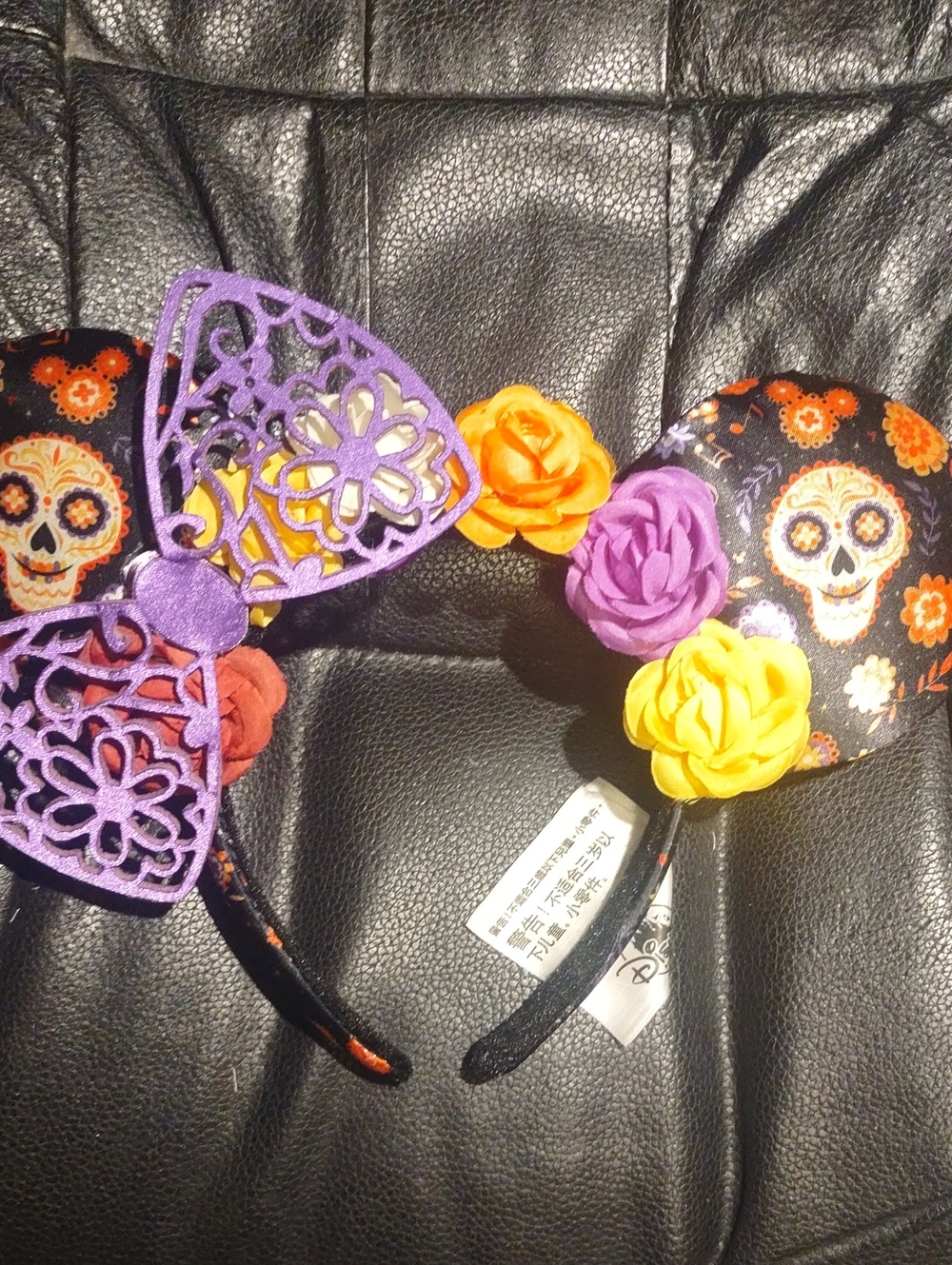 Disney Coco Day Of The Skull Floral Minnie Ears